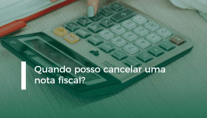 Cancelamento de Nota Fiscal